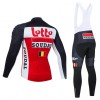 Completo Maglia ML + Pantaloncino con bretelle ML 2020 Lotto Soudal Winter Invernale N002